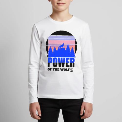 Power Of The Wolf - Kids' Premium Long Sleeve T-Shirt