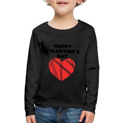 Valentine's Day Fashion February 14, Love Day. - Kids' Premium Long Sleeve T-Shirt