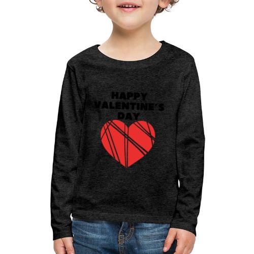 Valentine's Day Fashion February 14, Love Day. - Kids' Premium Long Sleeve T-Shirt