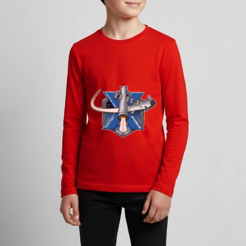 Starship Flight 10 Patch - Kids' Premium Long Sleeve T-Shirt