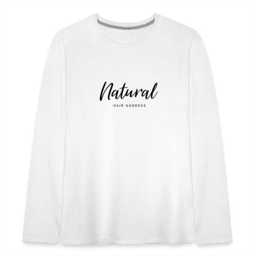 Natural Hair Goddess - Kids' Premium Long Sleeve T-Shirt
