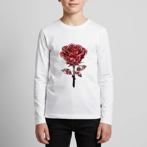 Silver Rose - Kids' Premium Long Sleeve T-Shirt