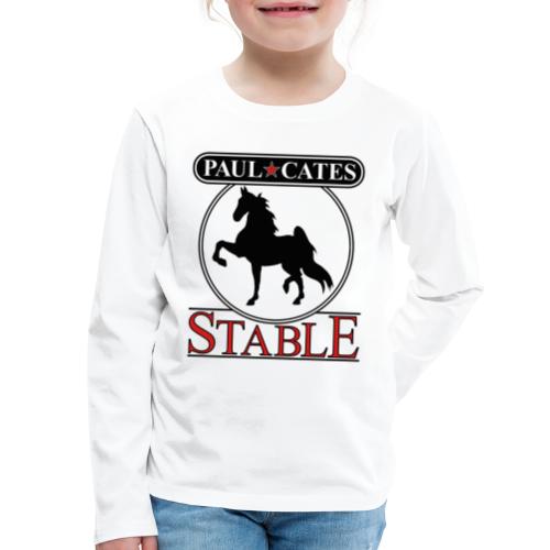 Paul Cates Stable light shirt - Kids' Premium Long Sleeve T-Shirt