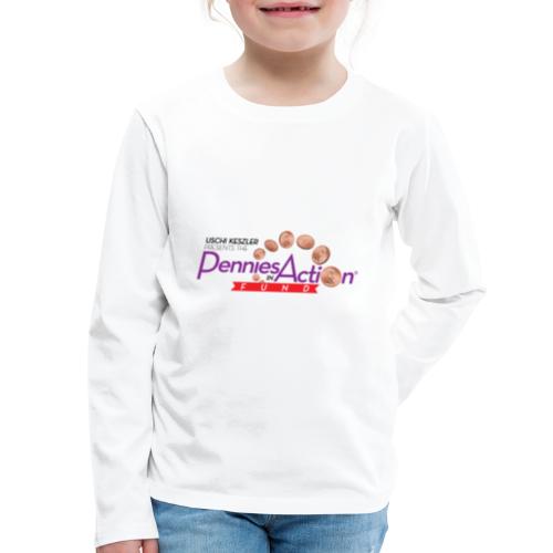 Pennies In Action Logo - Kids' Premium Long Sleeve T-Shirt