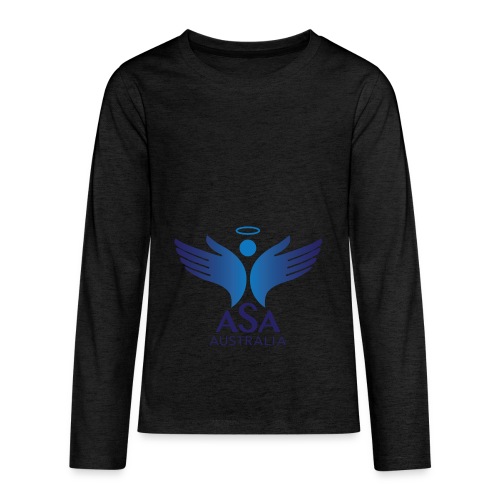 3459 Angelman Logo AUSTRALIA FA CMYK - Kids' Premium Long Sleeve T-Shirt