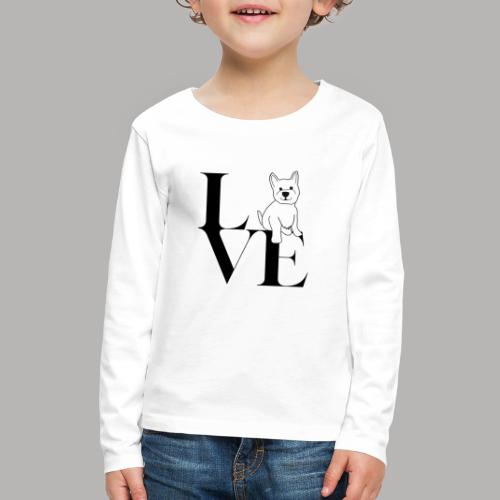 LOVE - Kids' Premium Long Sleeve T-Shirt
