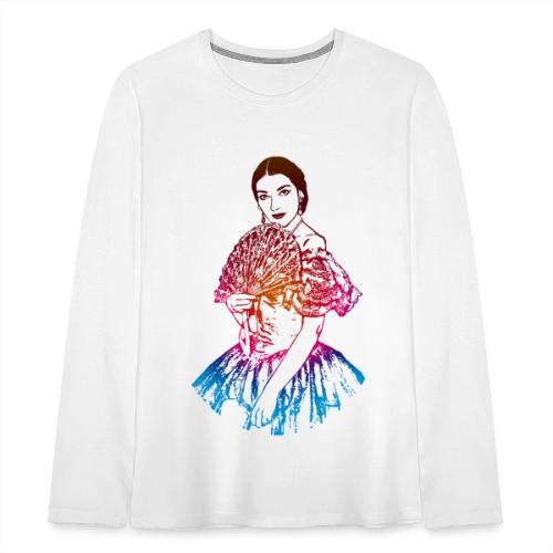 La traviata: Maria Callas as Violetta Valéry - Kids' Premium Long Sleeve T-Shirt