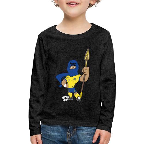 Al Nassr design - Kids' Premium Long Sleeve T-Shirt