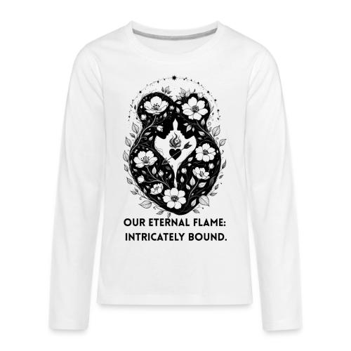 Eternal Flame of Embrace T-Shirt - Kids' Premium Long Sleeve T-Shirt