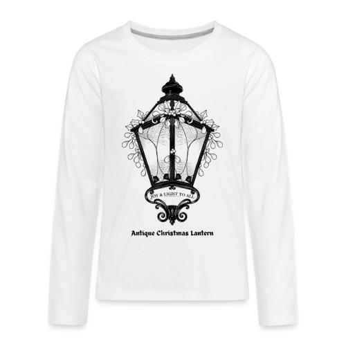 Antique Christmas Lantern T-Shirt - Kids' Premium Long Sleeve T-Shirt