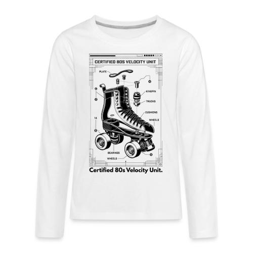 Retro Roller Skate T-Shirt - Kids' Premium Long Sleeve T-Shirt