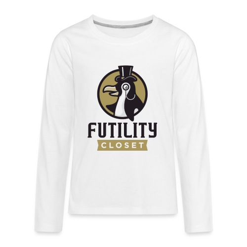 Futility Closet Logo - Color - Kids' Premium Long Sleeve T-Shirt