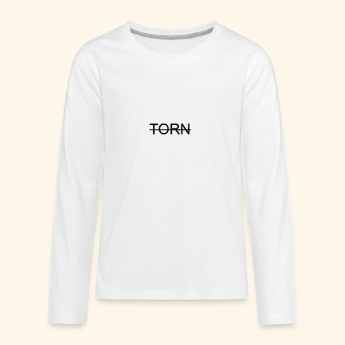 Torn Official Logo - Kids' Premium Long Sleeve T-Shirt