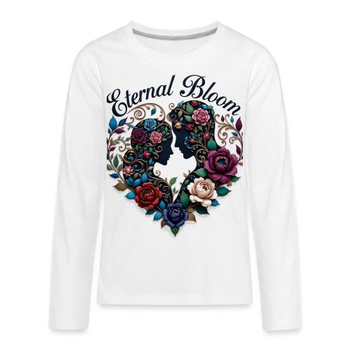 Eternal Bloom Embrace T-Shirt - Kids' Premium Long Sleeve T-Shirt