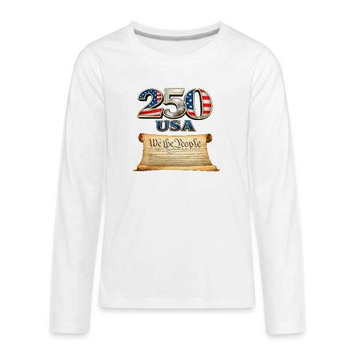 250th anniversary celebration of America - Kids' Premium Long Sleeve T-Shirt