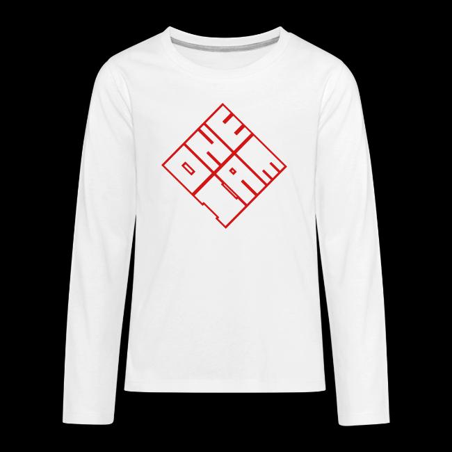 ONE IAM OUTLINE ON A TILT svg