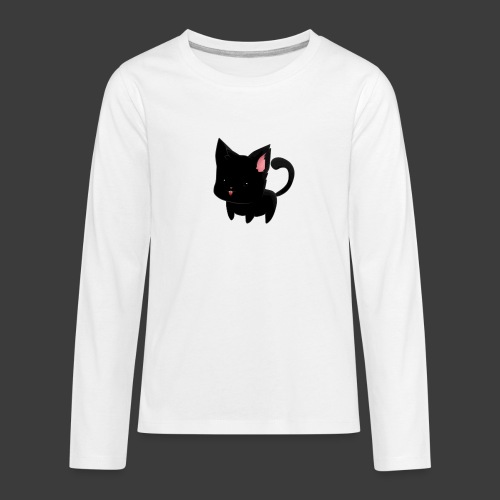 black cat hoodie - Kids' Premium Long Sleeve T-Shirt