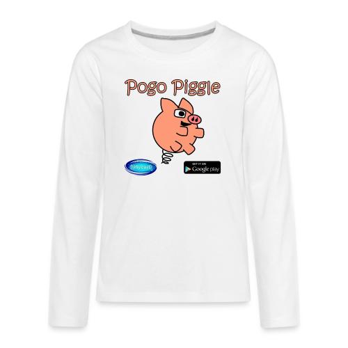 Pogo Piggle - Kids' Premium Long Sleeve T-Shirt