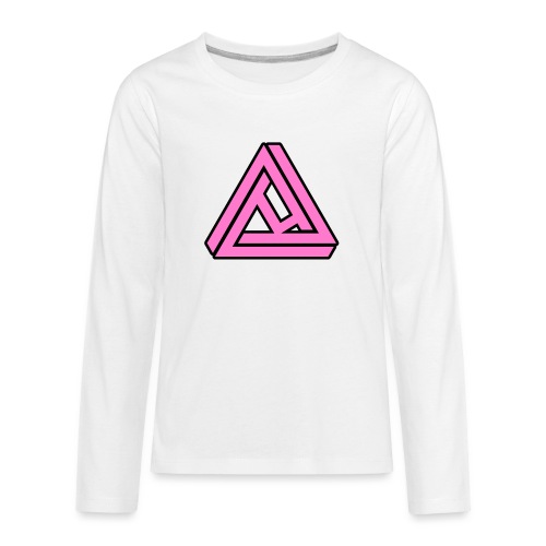 Breast Cancer Awareness Logo - Kids' Premium Long Sleeve T-Shirt