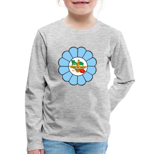 Faravahar Iran Lotus Colorful - Kids' Premium Long Sleeve T-Shirt