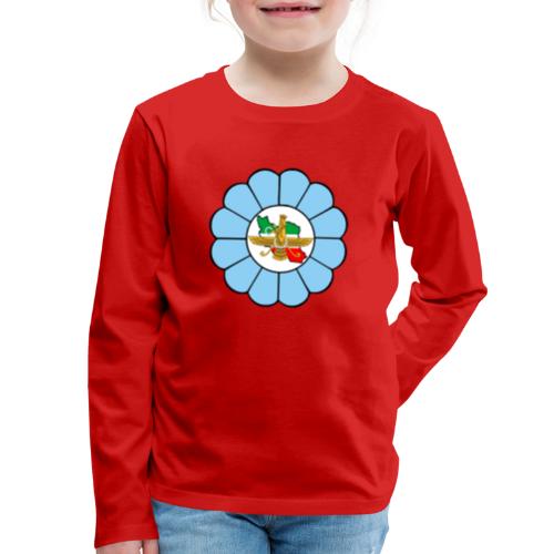 Faravahar Iran Lotus Colorful - Kids' Premium Long Sleeve T-Shirt