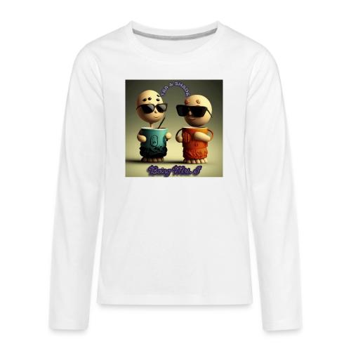 Smoon City_Tea and Shade - Kids' Premium Long Sleeve T-Shirt