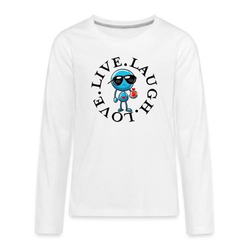 Circle Remember to live laugh love - Kids' Premium Long Sleeve T-Shirt
