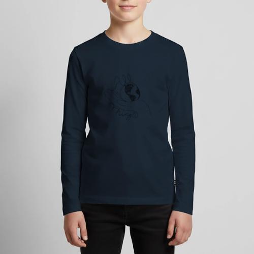In His Hands - Kids' Premium Long Sleeve T-Shirt