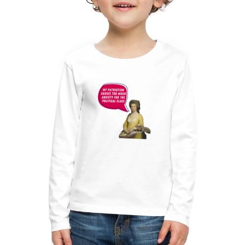 Elizabeth Powell Patriotic Design - Kids' Premium Long Sleeve T-Shirt