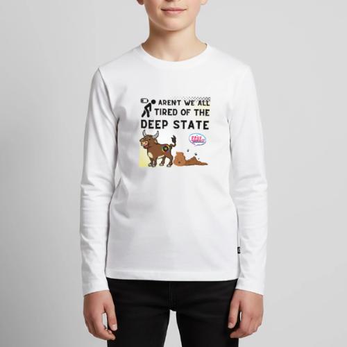 Tired poop light shirts - Kids' Premium Long Sleeve T-Shirt