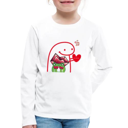 Radiant Love Caps for Stylish Affection - Kids' Premium Long Sleeve T-Shirt