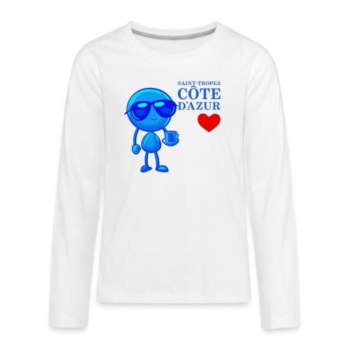 Smoon City_Saint Tropez Côte d'Azur - Kids' Premium Long Sleeve T-Shirt
