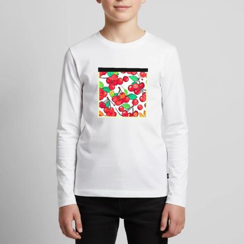 Cherry Pattern Design - Kids' Premium Long Sleeve T-Shirt