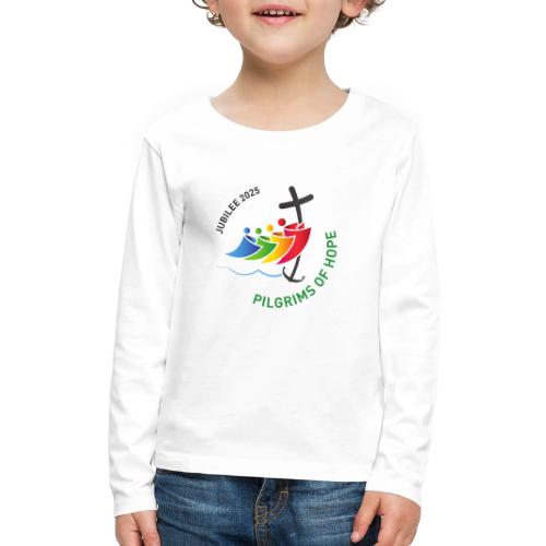 pilgrims of hope 2025 logo (Jubilee Year 2025) - Kids' Premium Long Sleeve T-Shirt