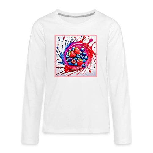 Berry Splash: Color Burst - Kids' Premium Long Sleeve T-Shirt