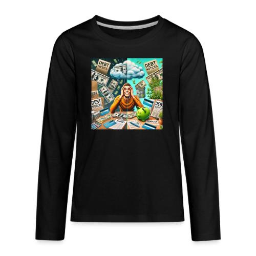 DALLE 2025 09 13 15 58 23 A conceptual illus - Kids' Premium Long Sleeve T-Shirt