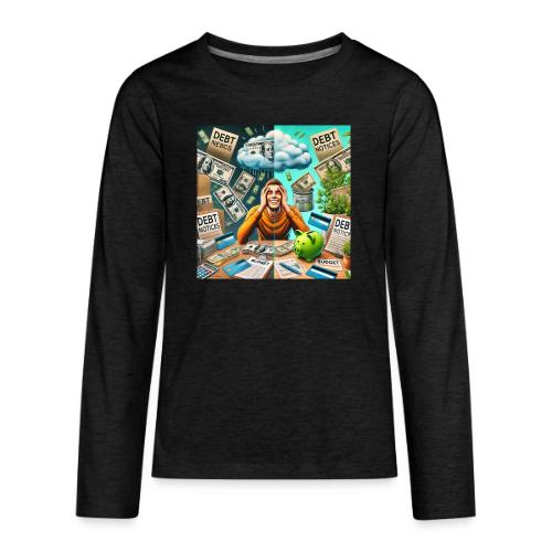 DALLE 2025 09 13 15 58 23 A conceptual illus - Kids' Premium Long Sleeve T-Shirt