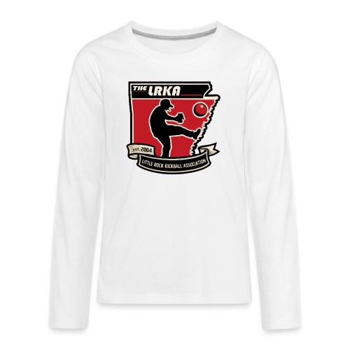 Black/Red State LRKA 2026 Logo - Kids' Premium Long Sleeve T-Shirt