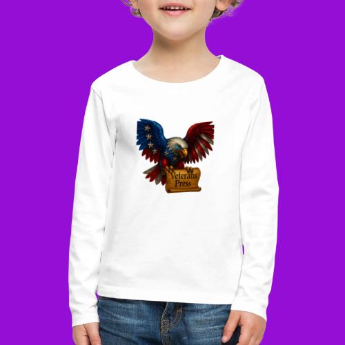 Veterans Press Bald Eagle - Kids' Premium Long Sleeve T-Shirt