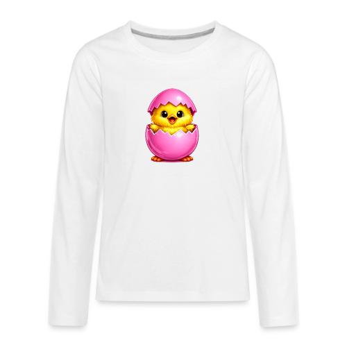 Easter Chick Pink - Kids' Premium Long Sleeve T-Shirt