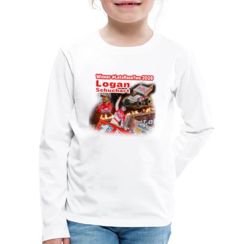 Logan Schuchart #LetsRaceTwo Winner - Kids' Premium Long Sleeve T-Shirt