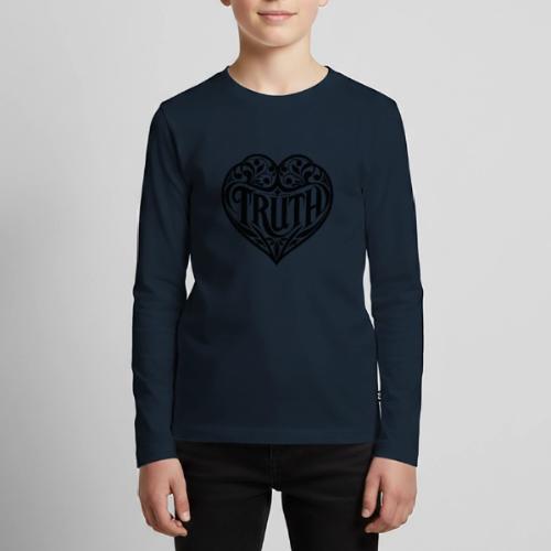 TRUTH in HEART - Kids' Premium Long Sleeve T-Shirt