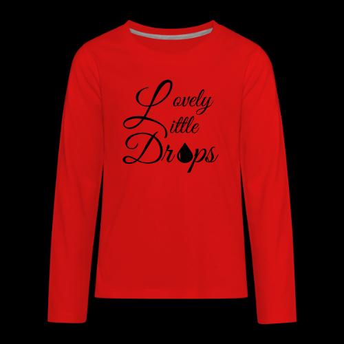 Lovely Little Drops Logo - Kids' Premium Long Sleeve T-Shirt