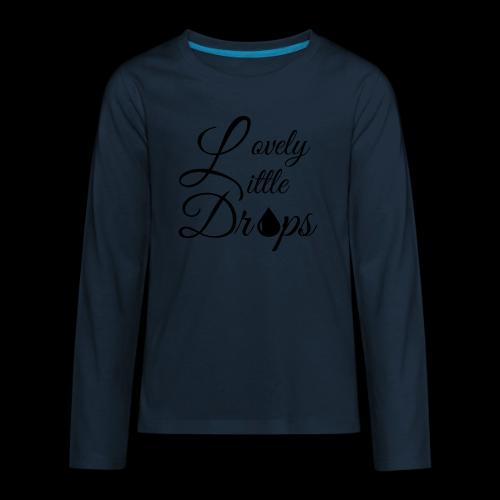Lovely Little Drops Logo - Kids' Premium Long Sleeve T-Shirt