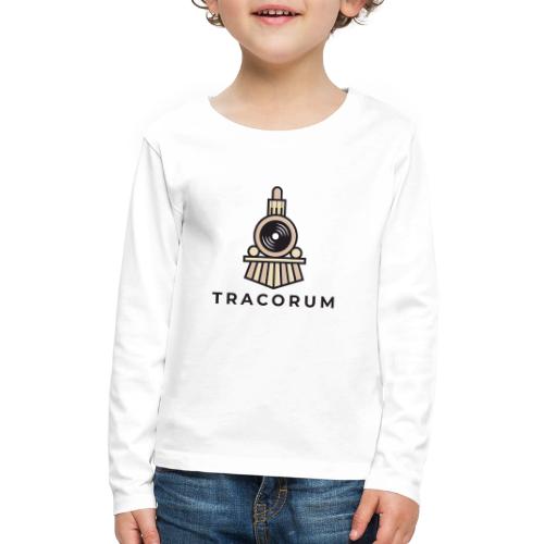 Cartoon Cosmic Train with LP Light - Kids' Premium Long Sleeve T-Shirt