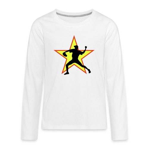 baseball star team pitcher - Kids' Premium Long Sleeve T-Shirt
