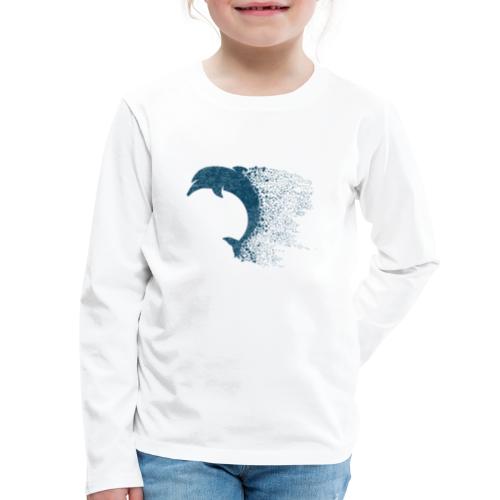 South Carolina Dolphin in Blue - Kids' Premium Long Sleeve T-Shirt