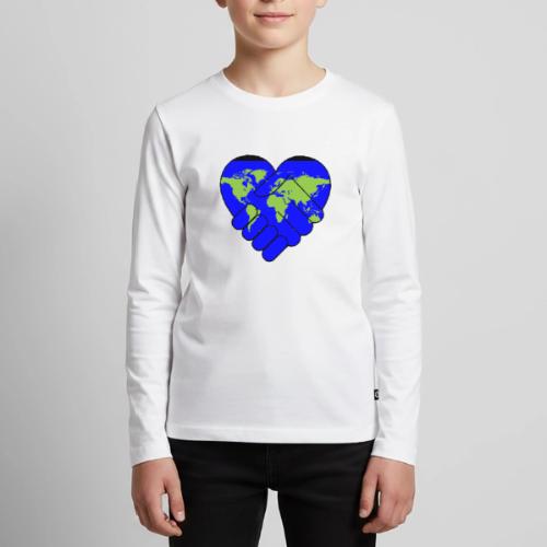 World United in Love - Kids' Premium Long Sleeve T-Shirt
