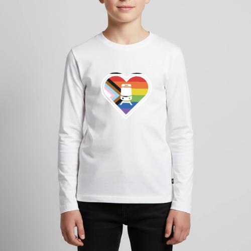 PrideKC StreetcarHeart 2023 - Kids' Premium Long Sleeve T-Shirt
