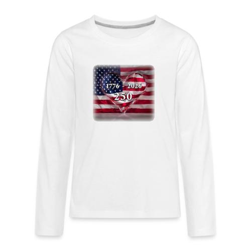 1776-2026 | 250 Years USA - Kids' Premium Long Sleeve T-Shirt